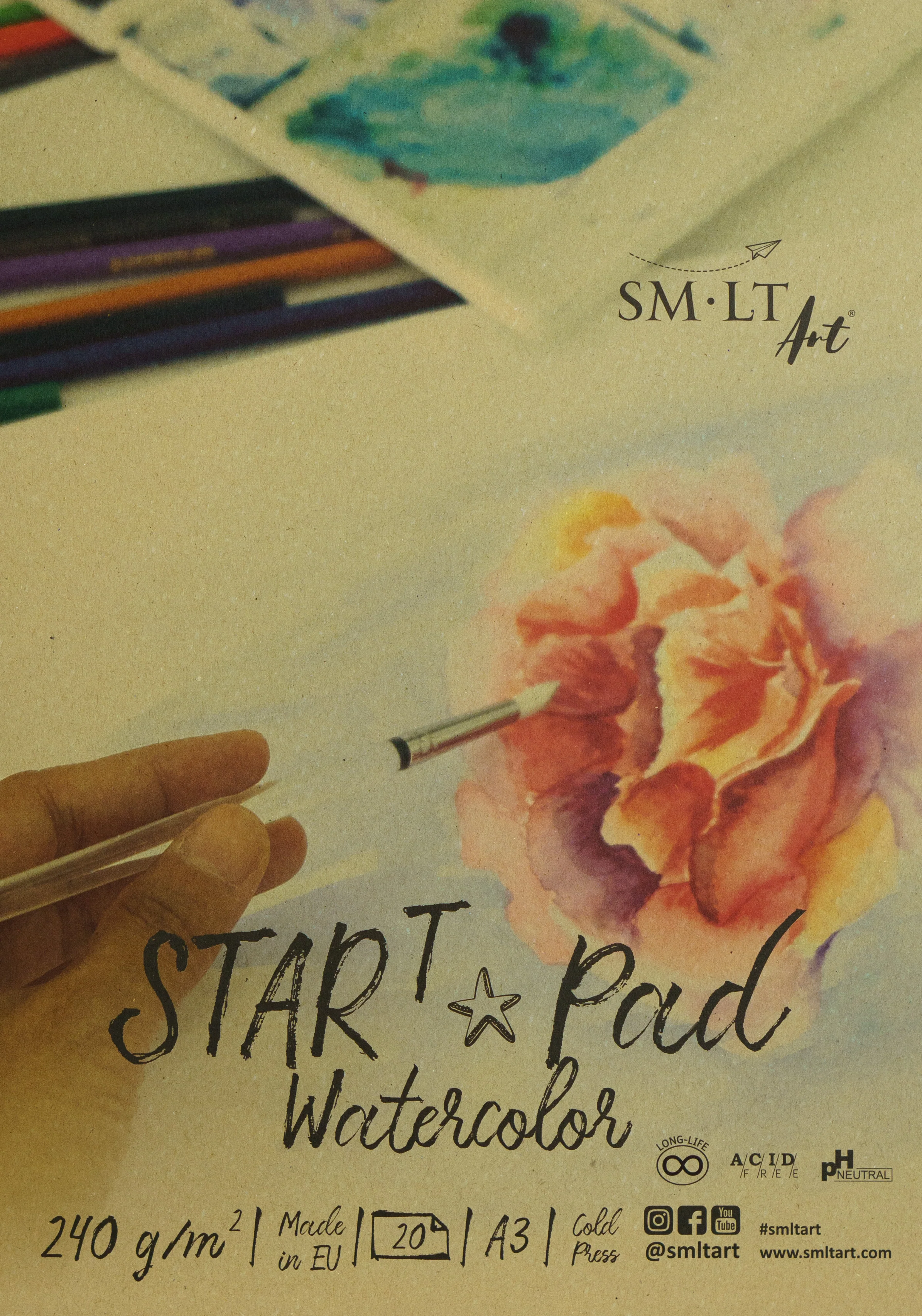 SM-LT STAR T Watercolor Pad - Image 3