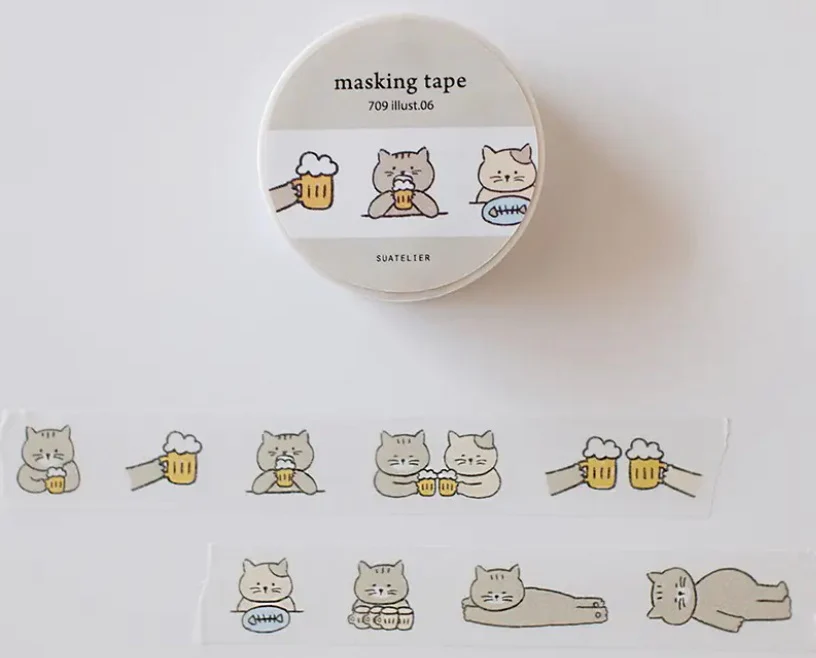 Suatelier Design Masking Tape – Illustration 06
