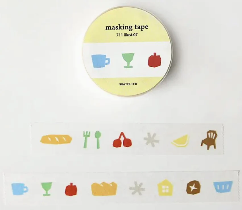 Suatelier Design Masking Tape – Illustration 07
