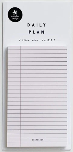 Suatelier Design Memo Stickers – Daily Plan 09