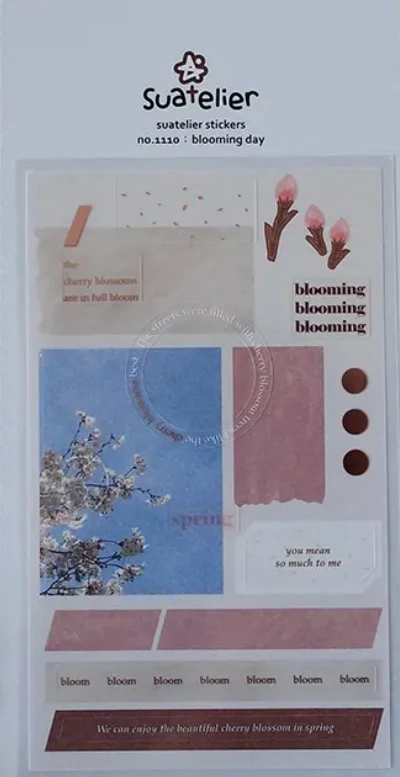 Suatelier Design Stickers – Blooming Day