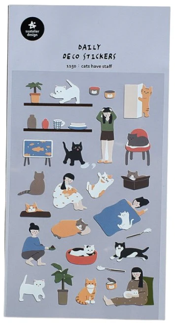 Suatelier Design Stickers – Cats Have Staff