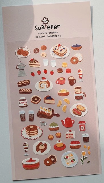 Suatelier Design Stickers – Food Trip #4