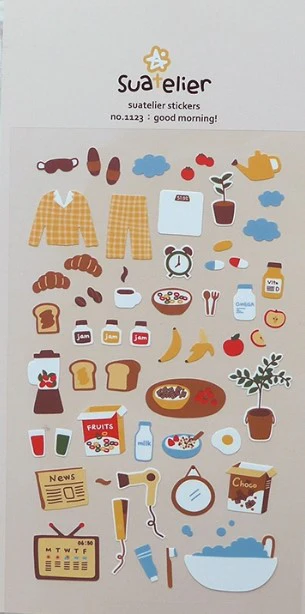 Suatelier Design Stickers – Good Morning