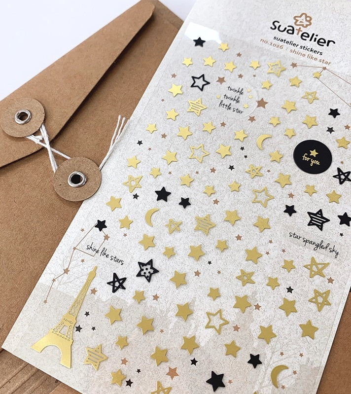 Suatelier Design Stickers – Shine Like Star