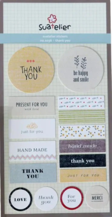 Suatelier Design Stickers – Thank You - Image 2