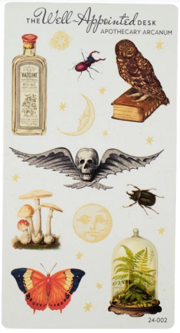 The Well-Appointed Desk Apothecary Arcanum Sticker Sheet (24-002)