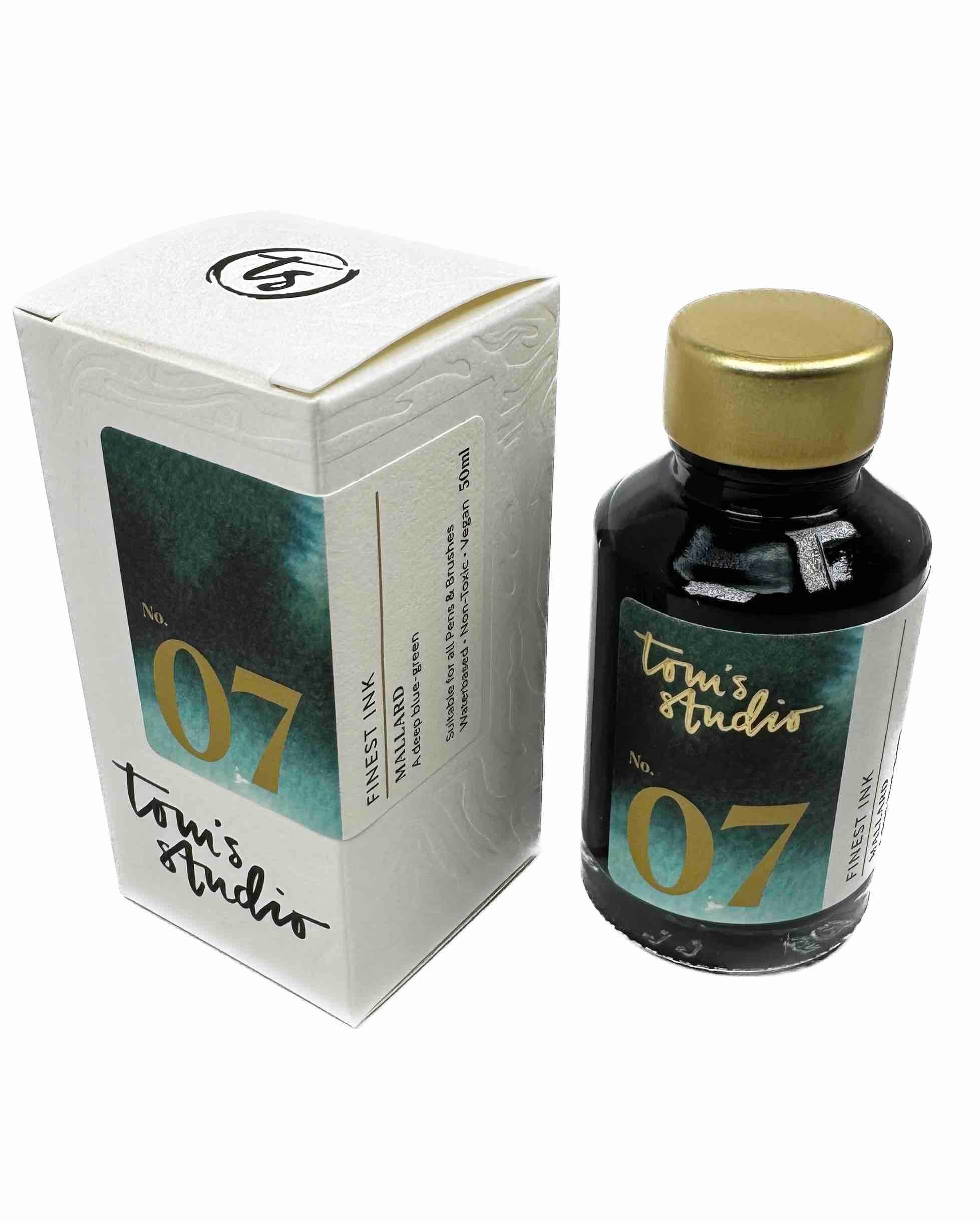 Tom's Studio Fountain Pen Ink 50mL - Mallard No. 07