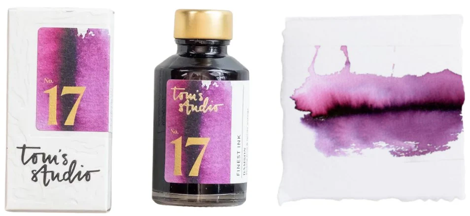 Tom's Studio Fountain Pen Ink Damson No. 17
