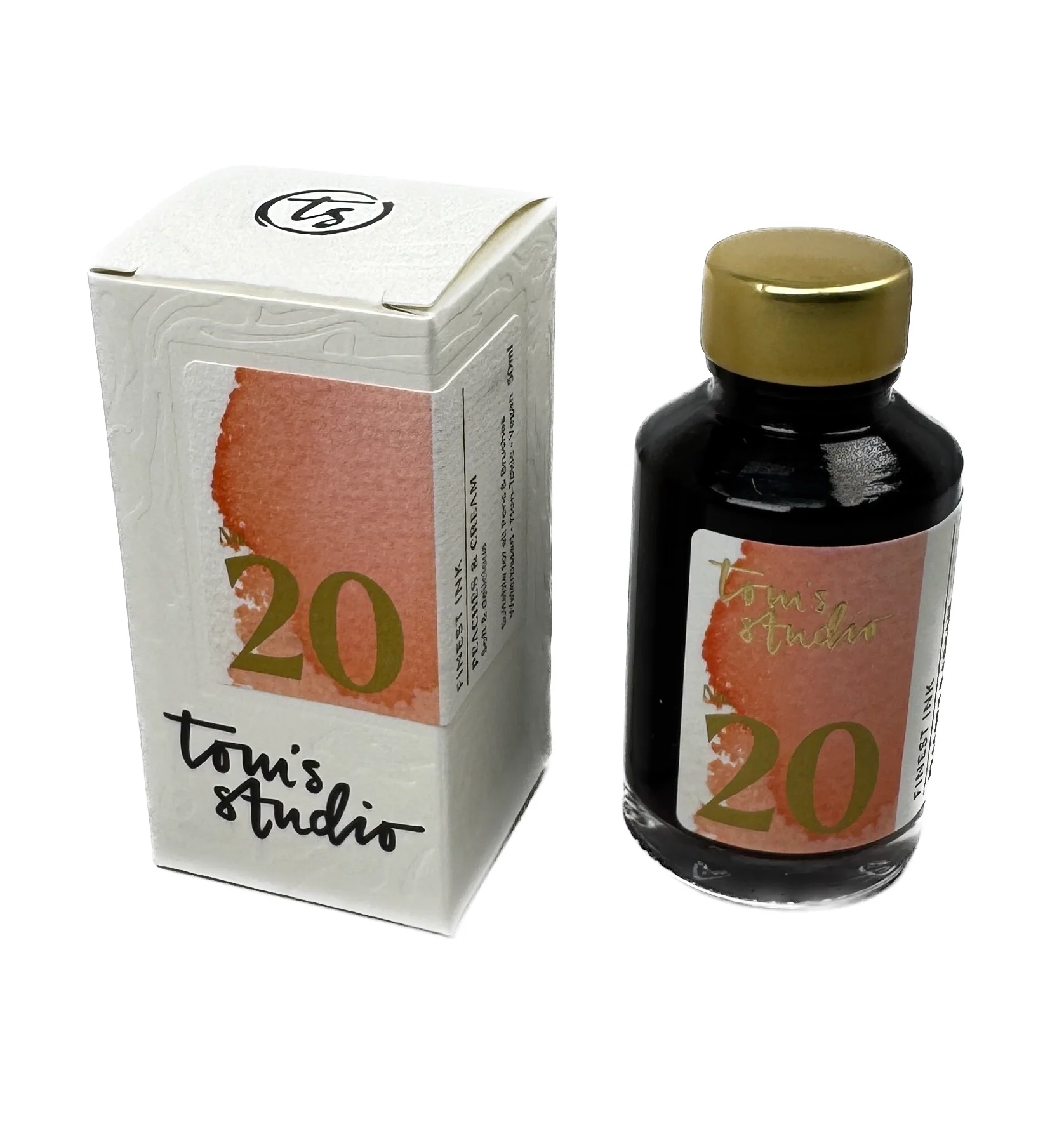 Tom's Studio Fountain Pen Ink Peaches & Cream No. 20
