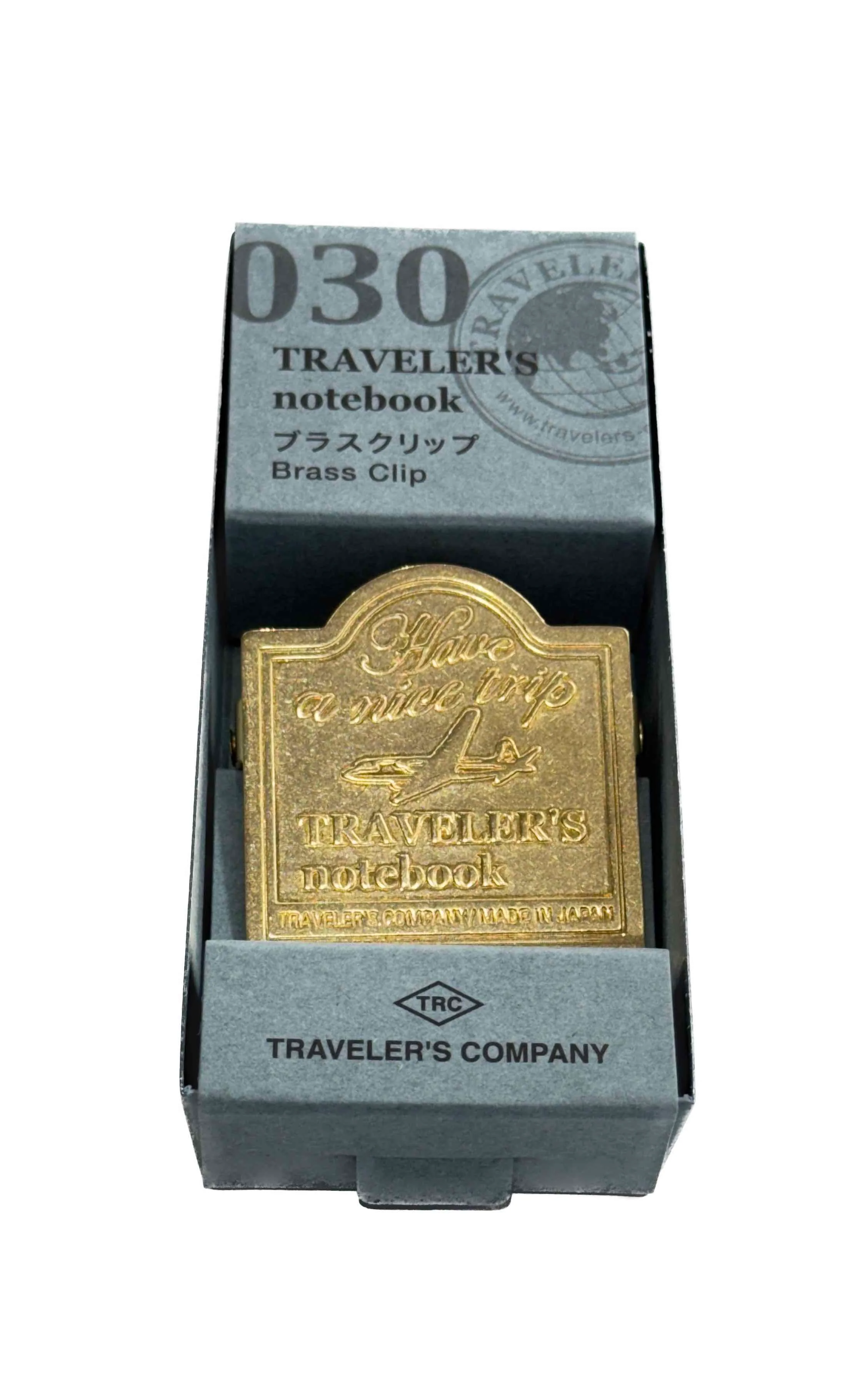 TRAVELER'S notebook 030 BRASS Clip Airplane - Image 2
