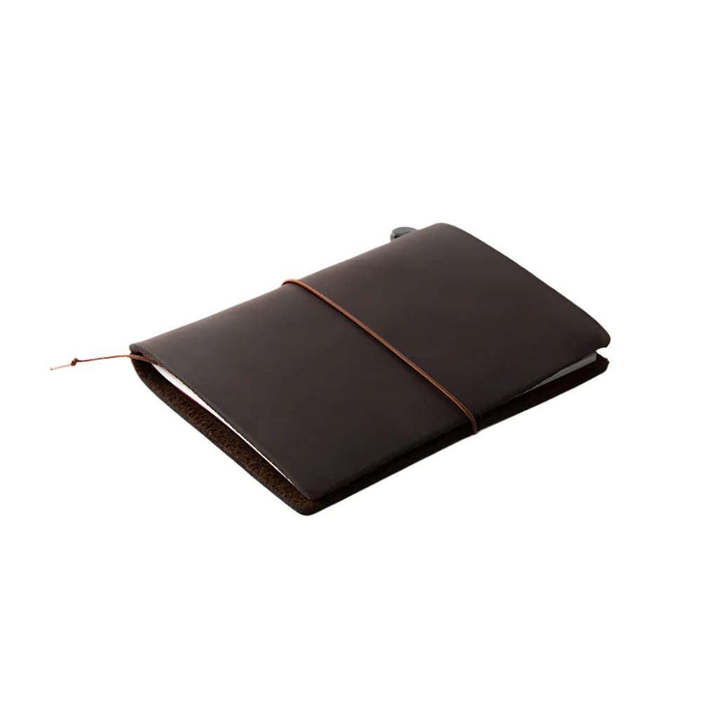 TRAVELER'S Notebook Beginners Brown - Passport Size