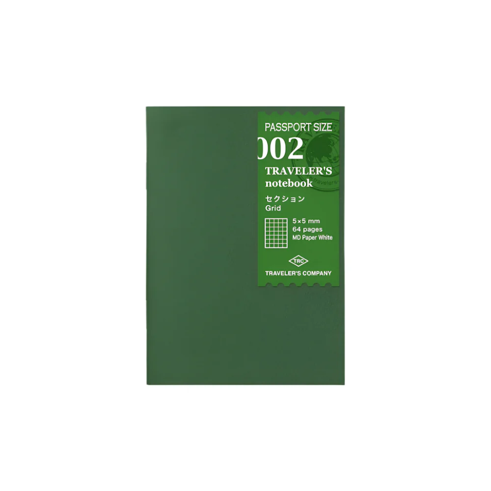 TRAVELER'S notebook Refill Passport Size Grid - MD 002