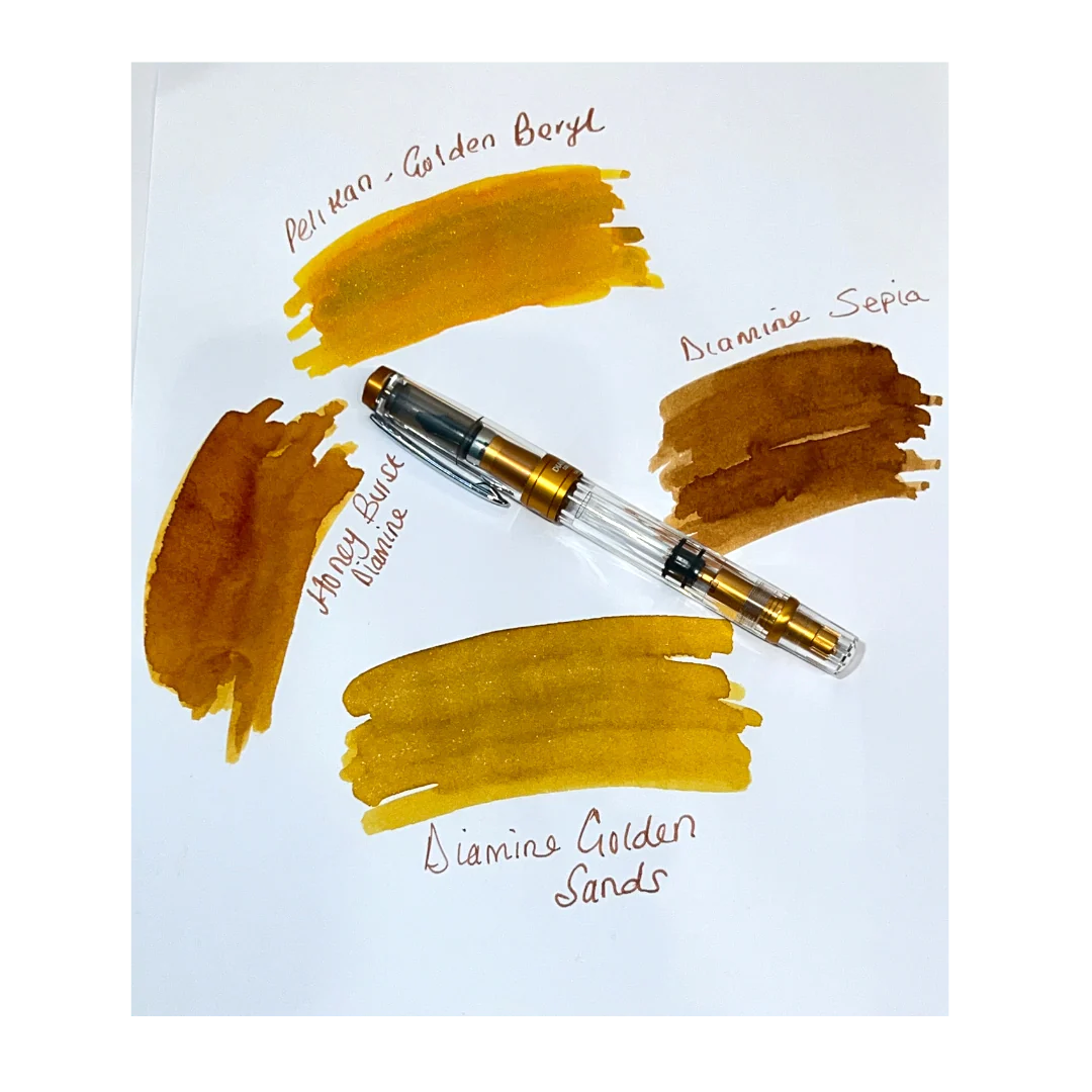 TWSBI Diamond 580ALR Sunset Yellow fountain pen - Image 2