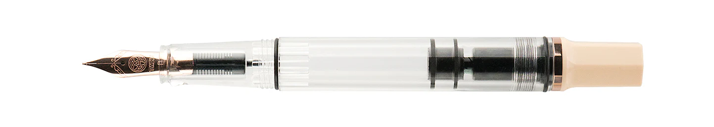 TWSBI ECO Fountain Pen - Créme with Rose Gold Trim - Image 2