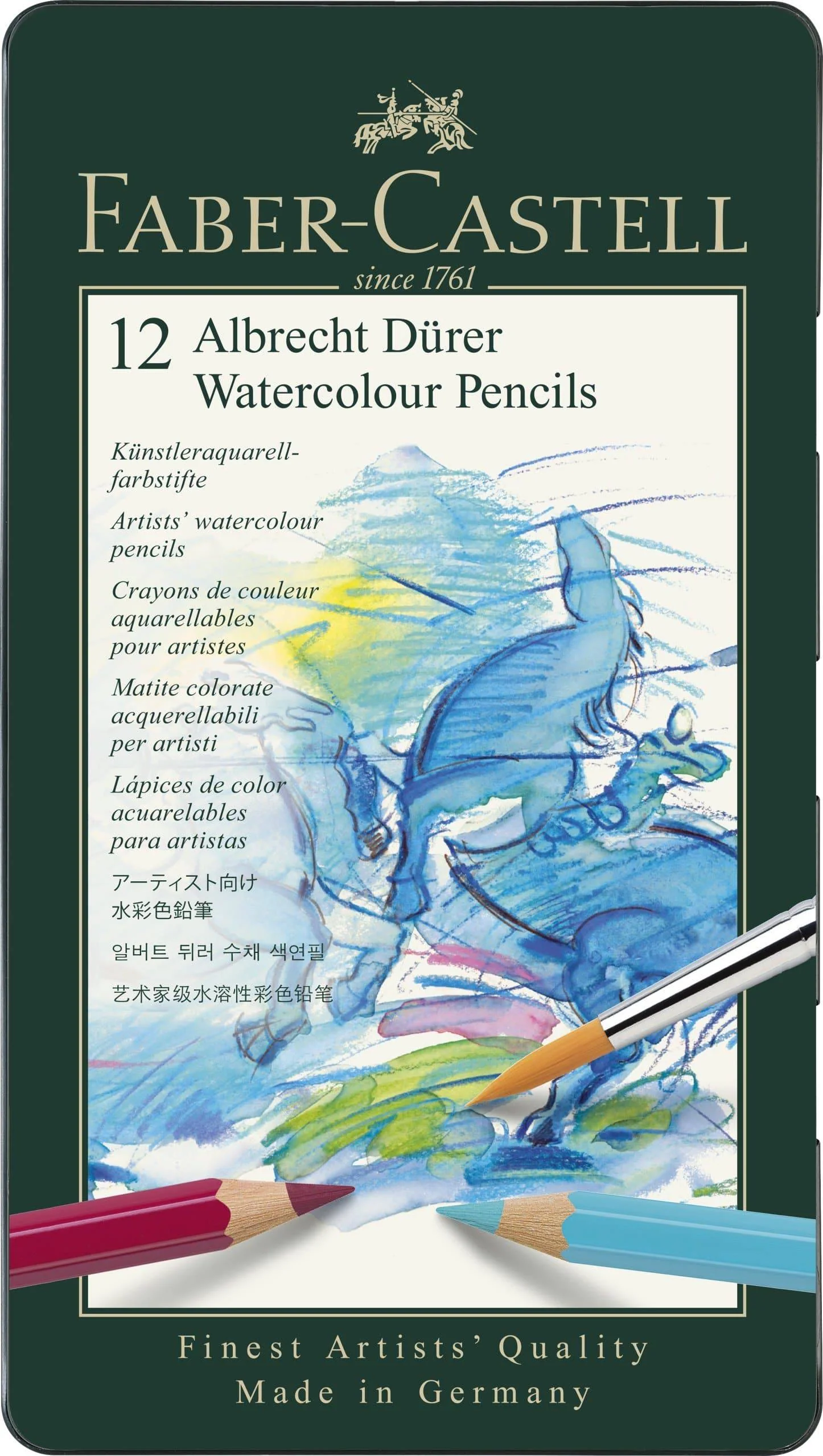 Watercolour pencil Albrecht Dürer Tin of 12