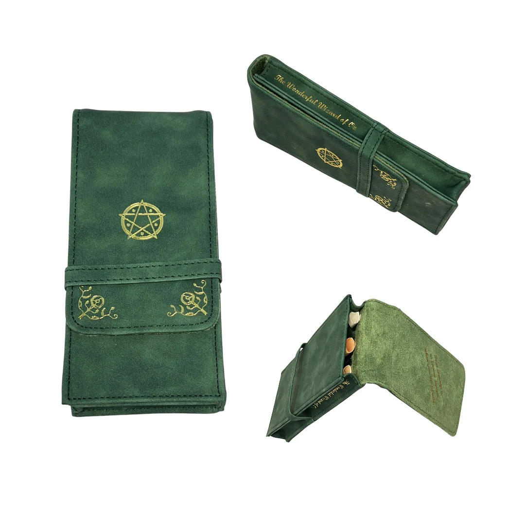 Wearingeul 3-Hole Leather Pen Pouch - The Wonderful Wizard of Oz