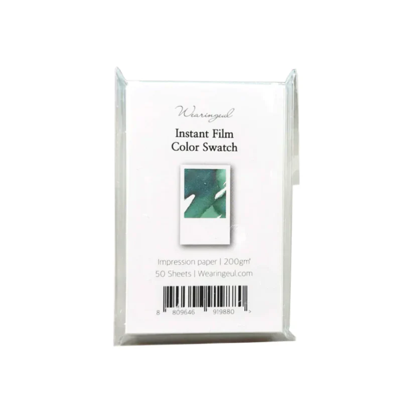 Wearingeul Instant Film Color Swatch - 50 Cards - Vertical