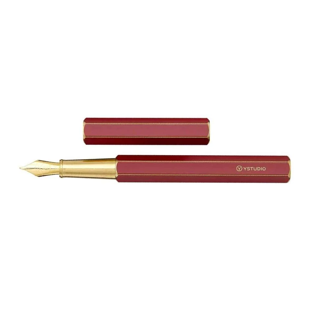 YStudio Classic Revolve Fountain Pen - Red - Image 2